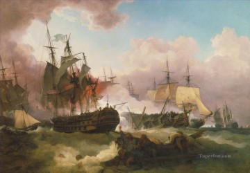 フィリップ・ジェームス・ド・ラウザーブール キャンパーダウン海戦の戦い Oil Paintings